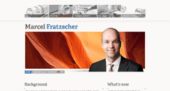 Desktop Screenshot of fratzscher.eu